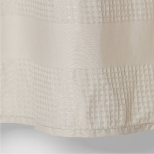 Threshold Shower Curtain Waffle Inset Light Taupe